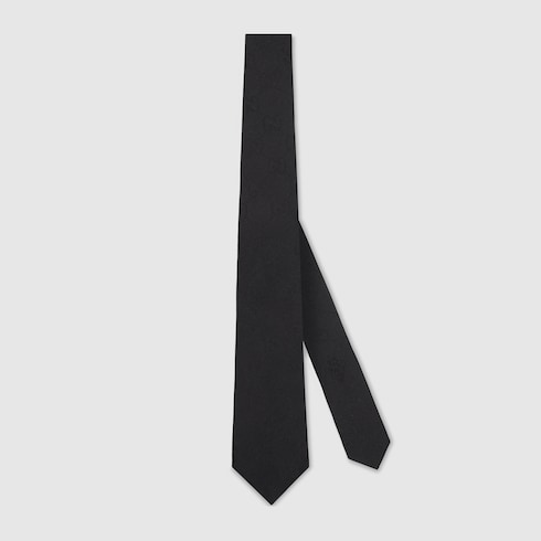 GG silk cotton tie