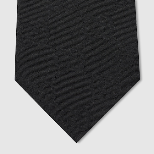 GG silk cotton tie