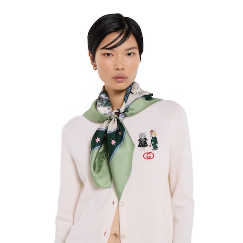 Yuko Higuchi silk carré