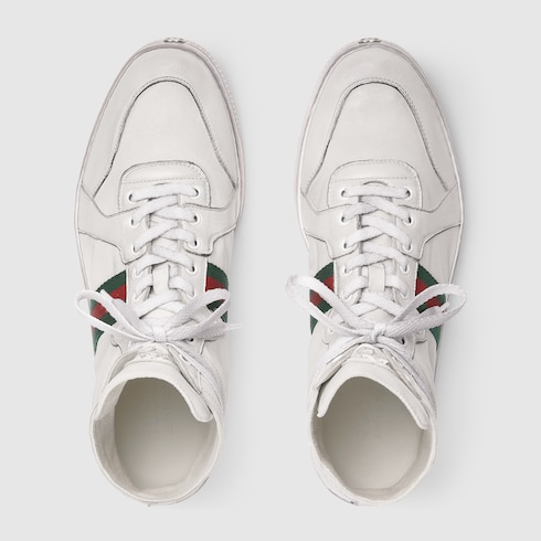 Men's Stretch high-top trainer