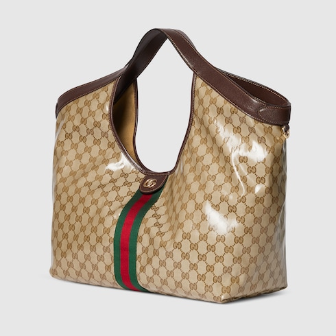 حقيبة اليد الواسعة Gucci Giglio كبيرة الحجم