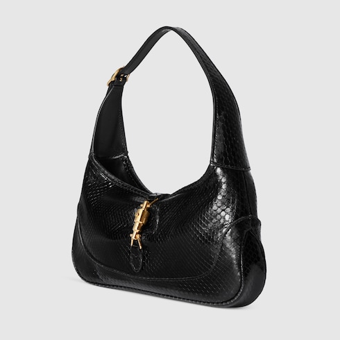 Jackie Slim python medium shoulder bag