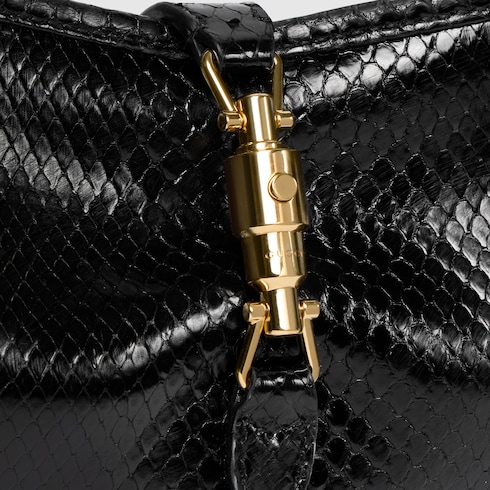 Jackie Slim python medium shoulder bag
