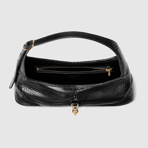 Jackie Slim python medium shoulder bag