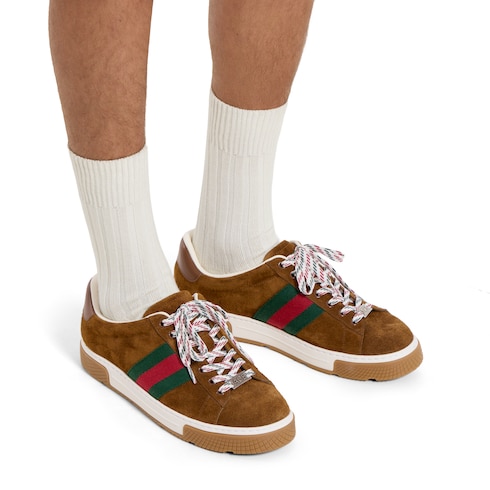 Men's Gucci Ace trainers with Web