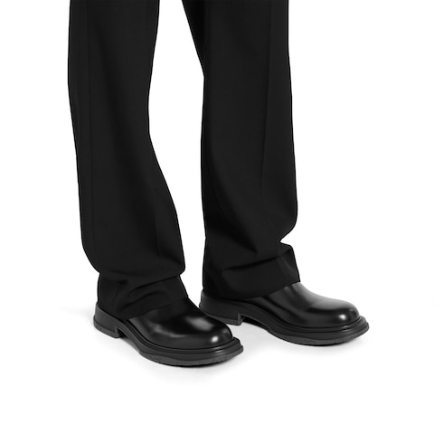 Botte pour homme avec logo ton sur ton