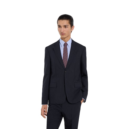 Cravatta in seta GG jacquard