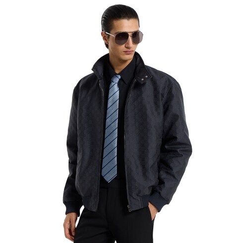 斜纹马衔扣桑蚕丝提花领带