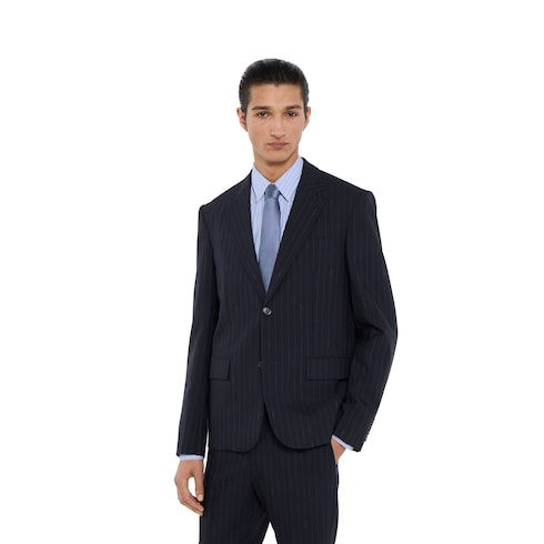 Cravatta in seta jacquard con Morsetto