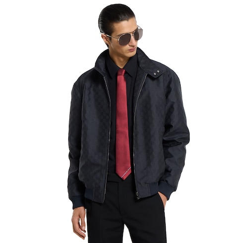 Krawatte aus Seide mit Horsebit-Jacquard