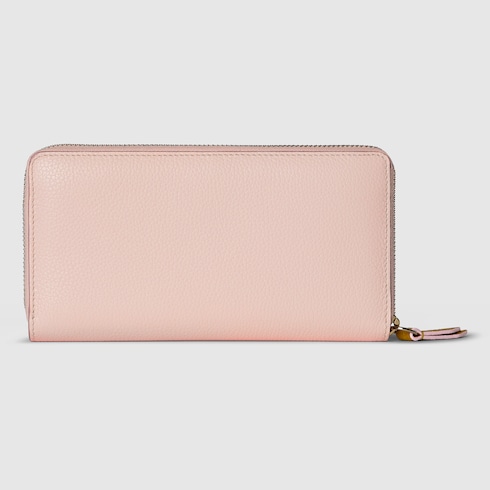 Bi-colour GG Marmont zip around wallet