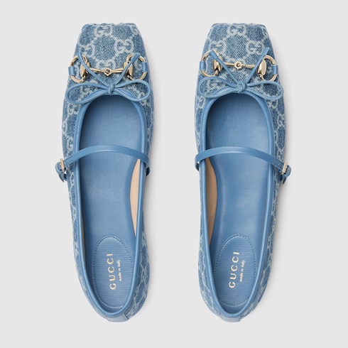 여성 구찌 홀스빗 플랫 슈즈