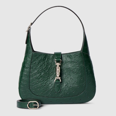 Bolso Gucci Jackie 1961 de avestruz mediano