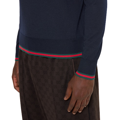 Fine knit wool turtleneck