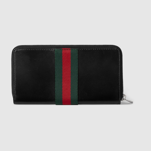 Web Trademark Brieftasche mit Rundumreißverschluss