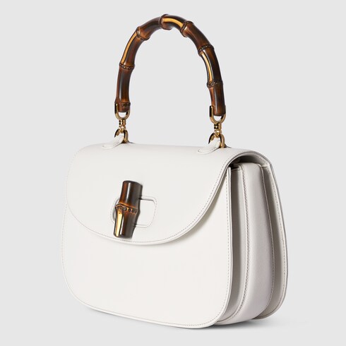 Gucci Bamboo 1947系列中号竹节手袋