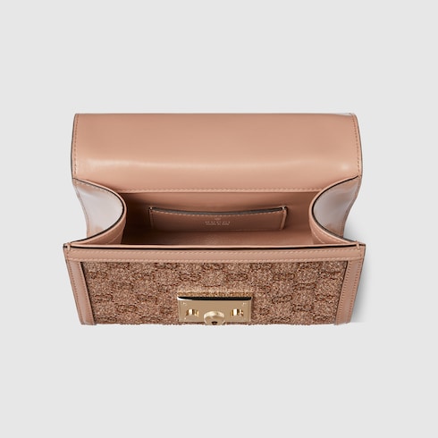 Borsa a mano Padlock con cristalli misura piccola