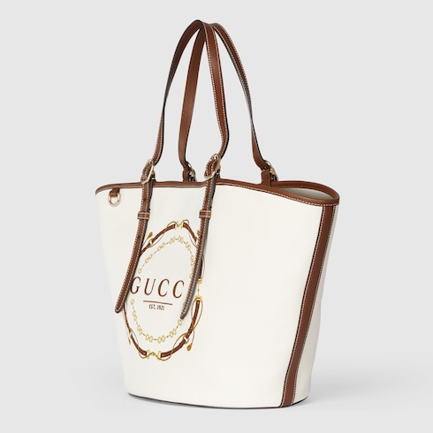 Medium tote bag with print