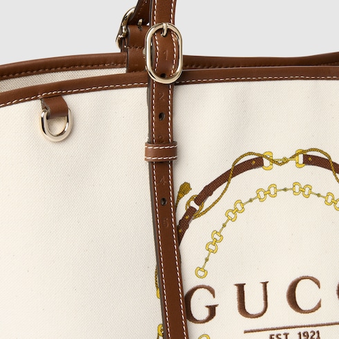 Medium tote bag with print