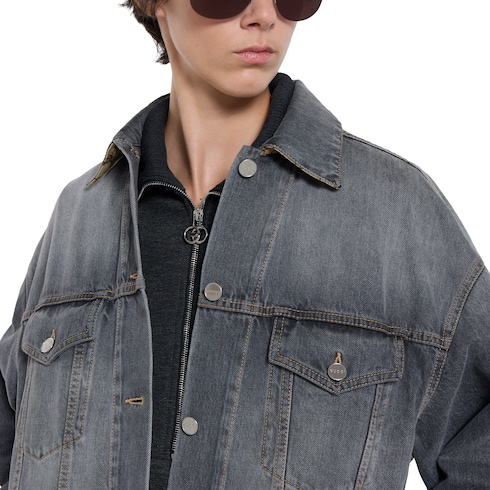 Giacca in denim di cotone