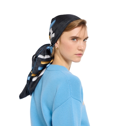 프린트 실크 트윌 까레