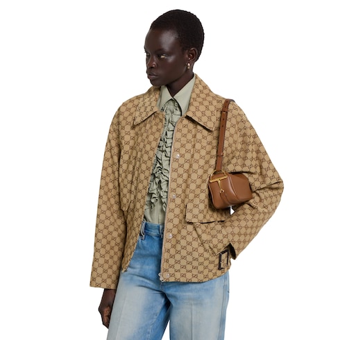 〔グッチ ハーフ ホースビット〕ミニバッグ