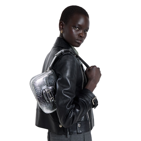 Gucci Horsebit 1955 Aura python mini shoulder bag