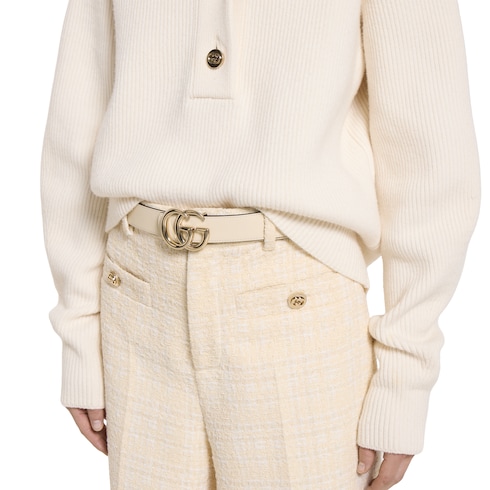 Cintura reversibile GG Marmont