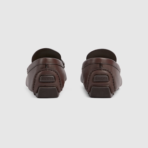 饰织带细节男士驾车鞋