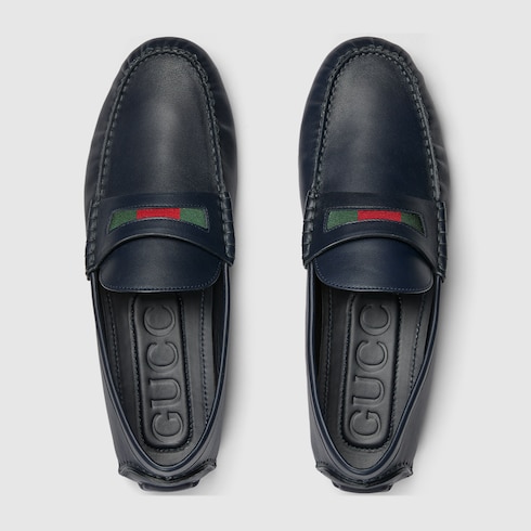 Mocasines con tribanda Web para hombre