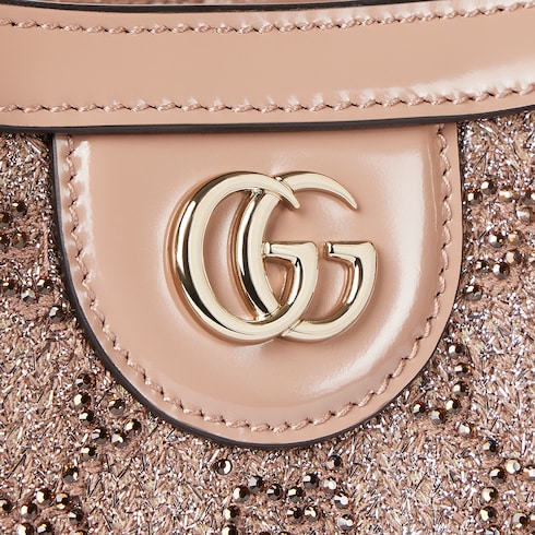 Gucci Diana crystal mini tote bag