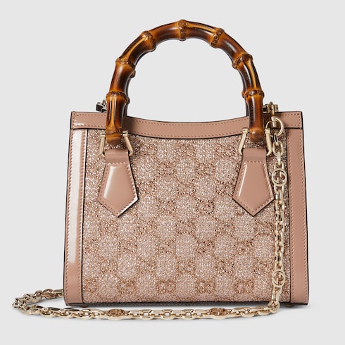 Gucci Diana crystal mini tote bag