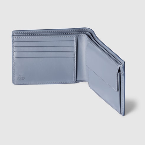GG Portemonnaie mit blassblauer Innenseite