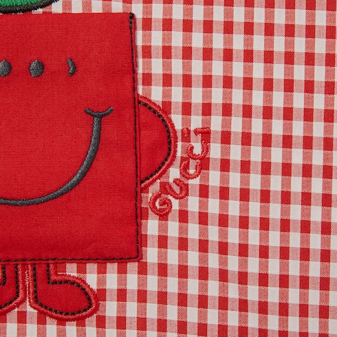 Baby-T-Shirt aus Baumwolle mit Vichykaro