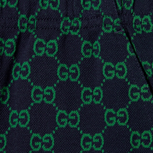 Shorts bambino in cotone GG