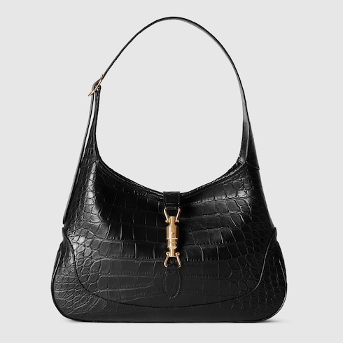 Gucci Jackie 1961 crocodile medium shoulder bag