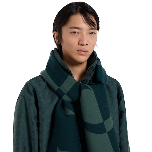 Écharpe en laine avec logo Gucci