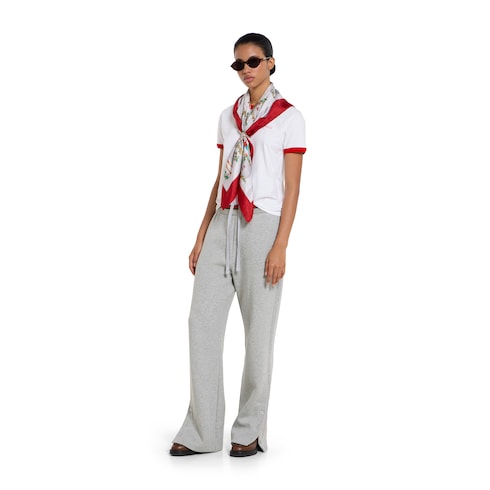 Carré in twill di seta stampato