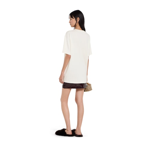 Soft cotton jersey T-shirt with print