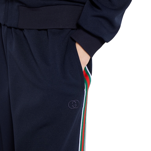 Technical jersey sportswear trousers 