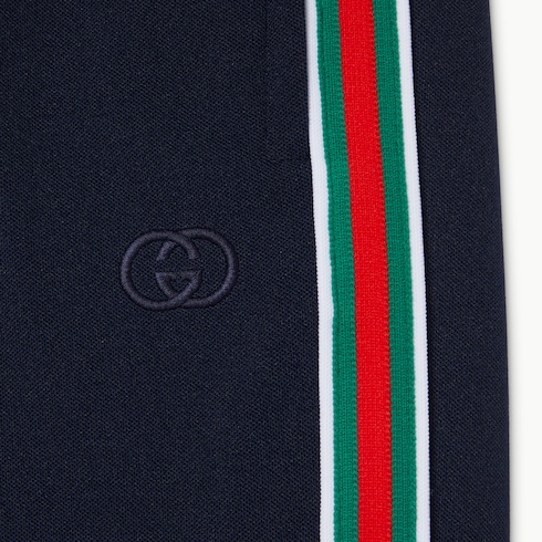 Technical jersey sportswear trousers 