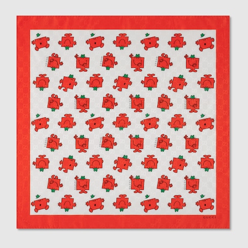 Bandana pour enfant en soie imprimée