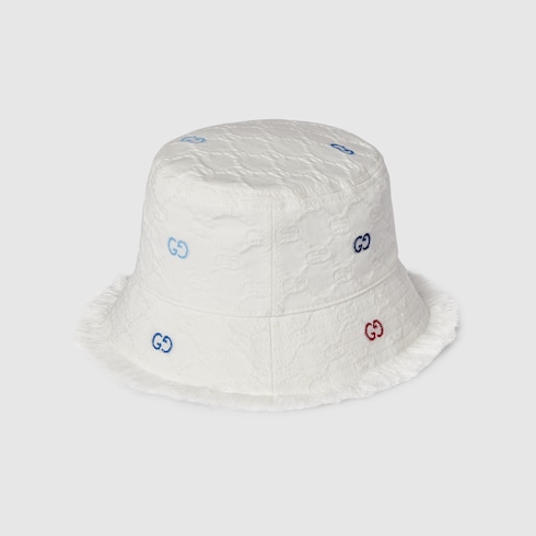 Children's GG cotton bucket hat
