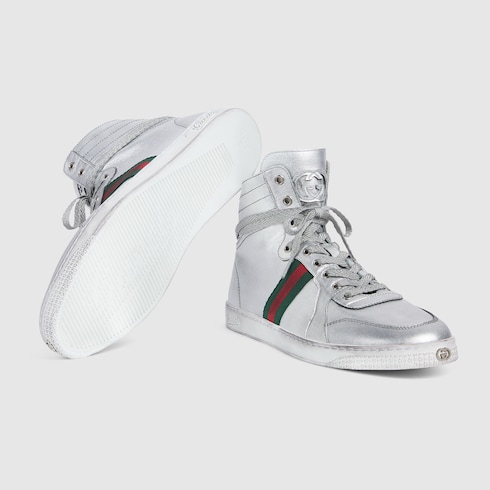 Stretch High-Top-Herrensneaker