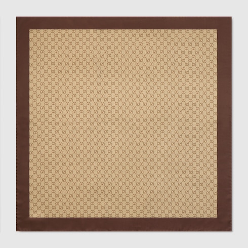 Carré in twill di seta stampata