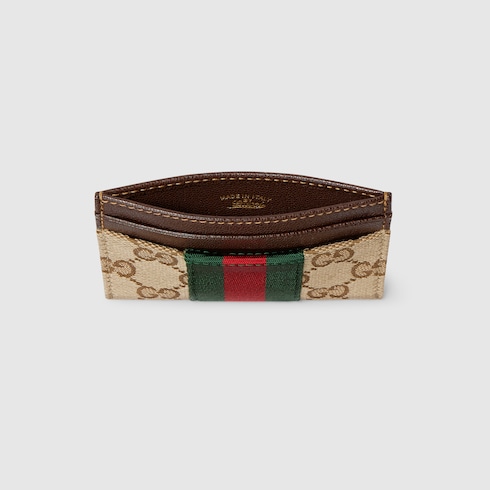 Porte-cartes GG avec détail à bande Web