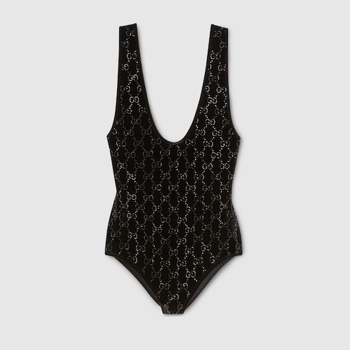 Body en chenille avec cristaux GG