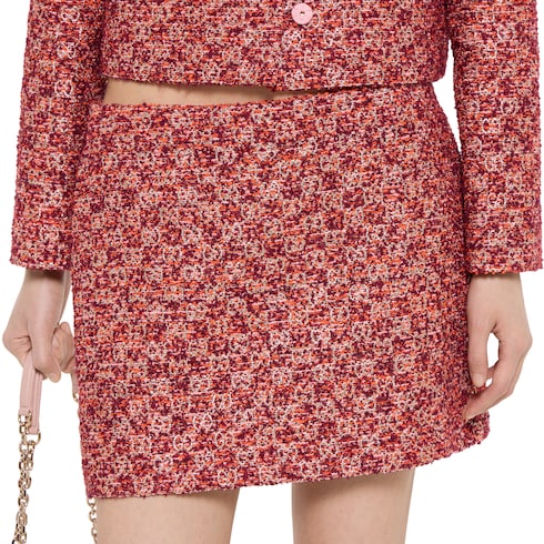 GG tweed skirt