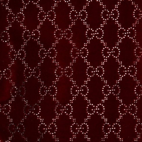 Robe en velours de coton avec broderie