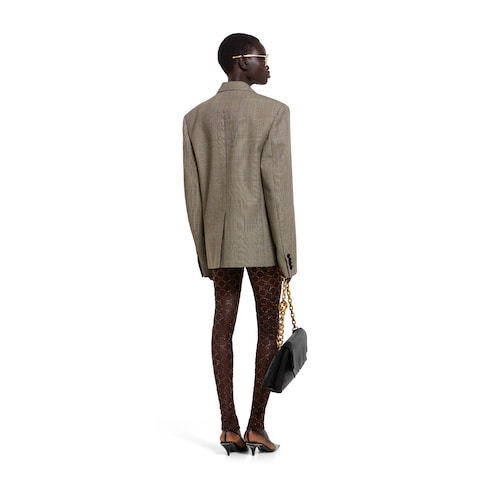 Blazer aus Wolle mit Prince of Wales-Karomuster